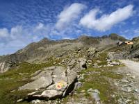 Blick zu Schoberspitze, Kammwand und Riedbock